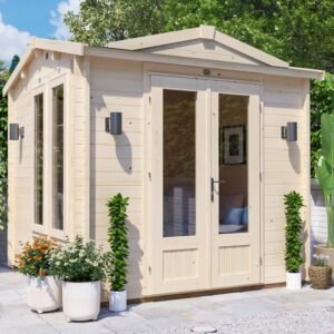 GhostFlower Clockhouse Log Cabin
