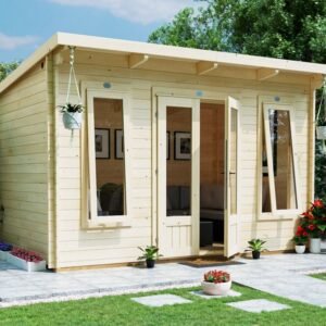 Terminator Pent Log Cabin