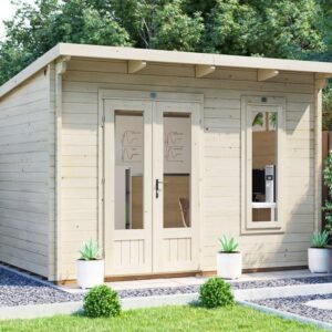 Terminator Pent Log Cabin