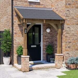Thunderdam Pent Wooden Porch Canopy Half Height (2 Post)