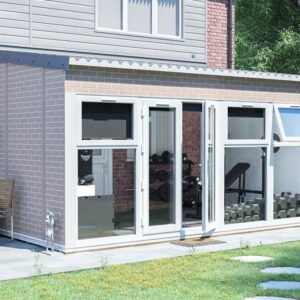 Addroom® Garden Room Brick Effect- Left Centre
