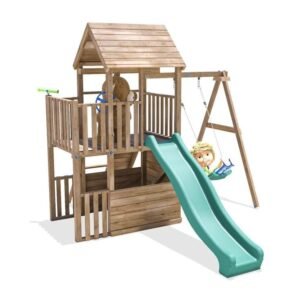 BalconyFort Single Swing Green Slide