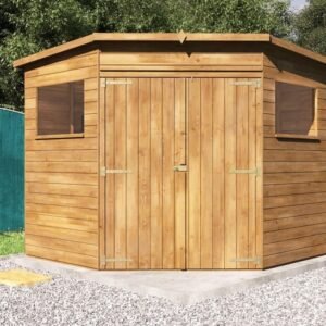 Dad’s Pressure Treated Corner Shed