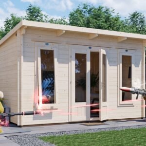 Terminator Pent Log Cabin