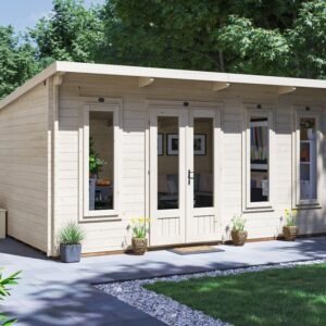 Terminator Pent Log Cabin