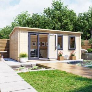 Modetro with uPVC INSULATED Log Cabin