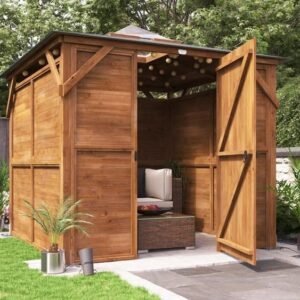 Erin Gazebo with Dome – Enclosed Solid Wall Panels