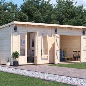 EvilGenius Log Cabin and Workshop
