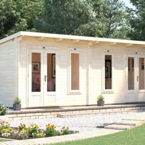 His&Hers Log Cabin