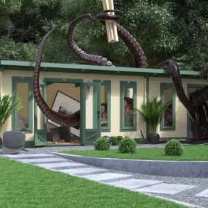 His&Hers Log Cabin