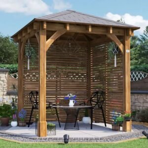 Leviathan Slatted Wall Gazebo
