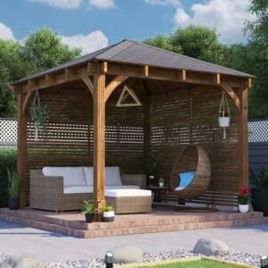 Leviathan Slatted Wall Gazebo