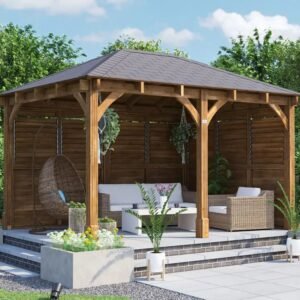 Leviathan Louvre Walled Gazebo