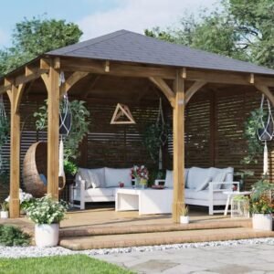 Leviathan Slatted Wall Gazebo