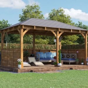 Leviathan Chunky Half Walled Gazebo