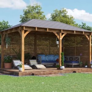 Leviathan Slatted Wall Gazebo