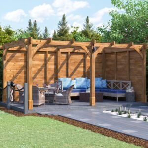 Leviathan Solid Wall Pergola