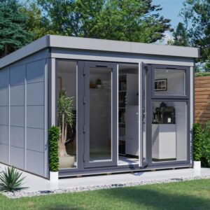 Dominator Composite Pent Garden Office – Solid