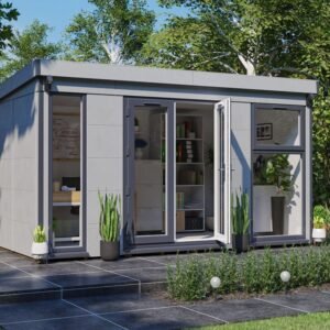 Dominator Composite Pent Garden Office – Solid