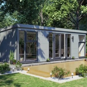Dominator Composite Pent Garden Office – Solid