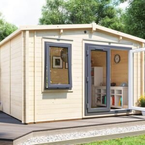 Rhine with uPVC INSULATED Log Cabin