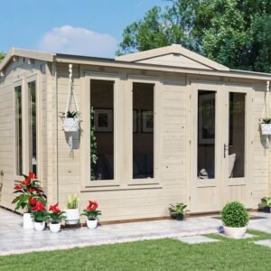 GhostFlower Clockhouse Log Cabin
