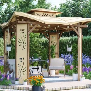 SabreBunny Oriental Style Wooden Pagoda