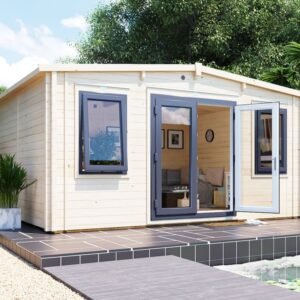 Severn with uPVC INSULATED Log Cabin