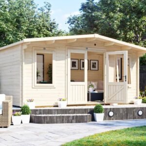 Severn Log Cabin With uPVC