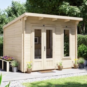 Terminator Pent Log Cabin