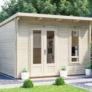 Terminator Pent Log Cabin
