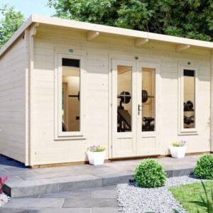 Terminator Pent Log Cabin