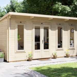 Terminator Pent Log Cabin