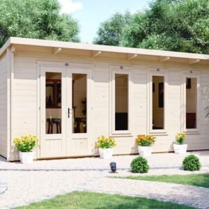 Terminator Pent Log Cabin