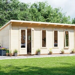 Terminator Pent Log Cabin