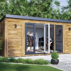 Titania INSULATED Garden Office – Left