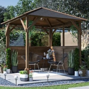 Utopia 200 Glazed Wall Gazebo