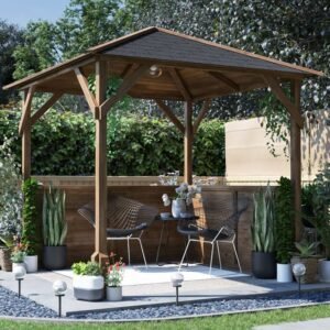 Utopia 200 Walled Gazebo Half Height