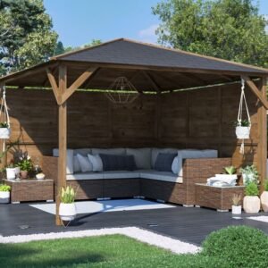 Utopia 300 Walled Gazebo