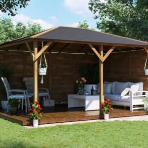 Utopia 430 Walled Gazebo