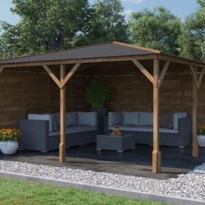 Utopia 400 Walled Gazebo