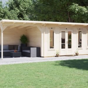 Assassin Log Cabin With Gazebo
