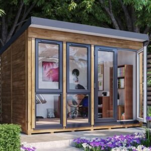 Titania INSULATED Garden Office – Right