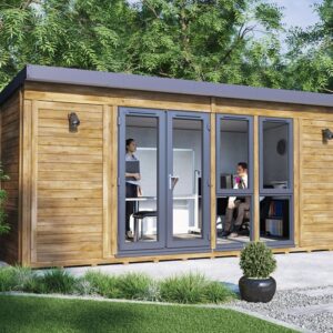 Titania INSULATED Garden Office – Left